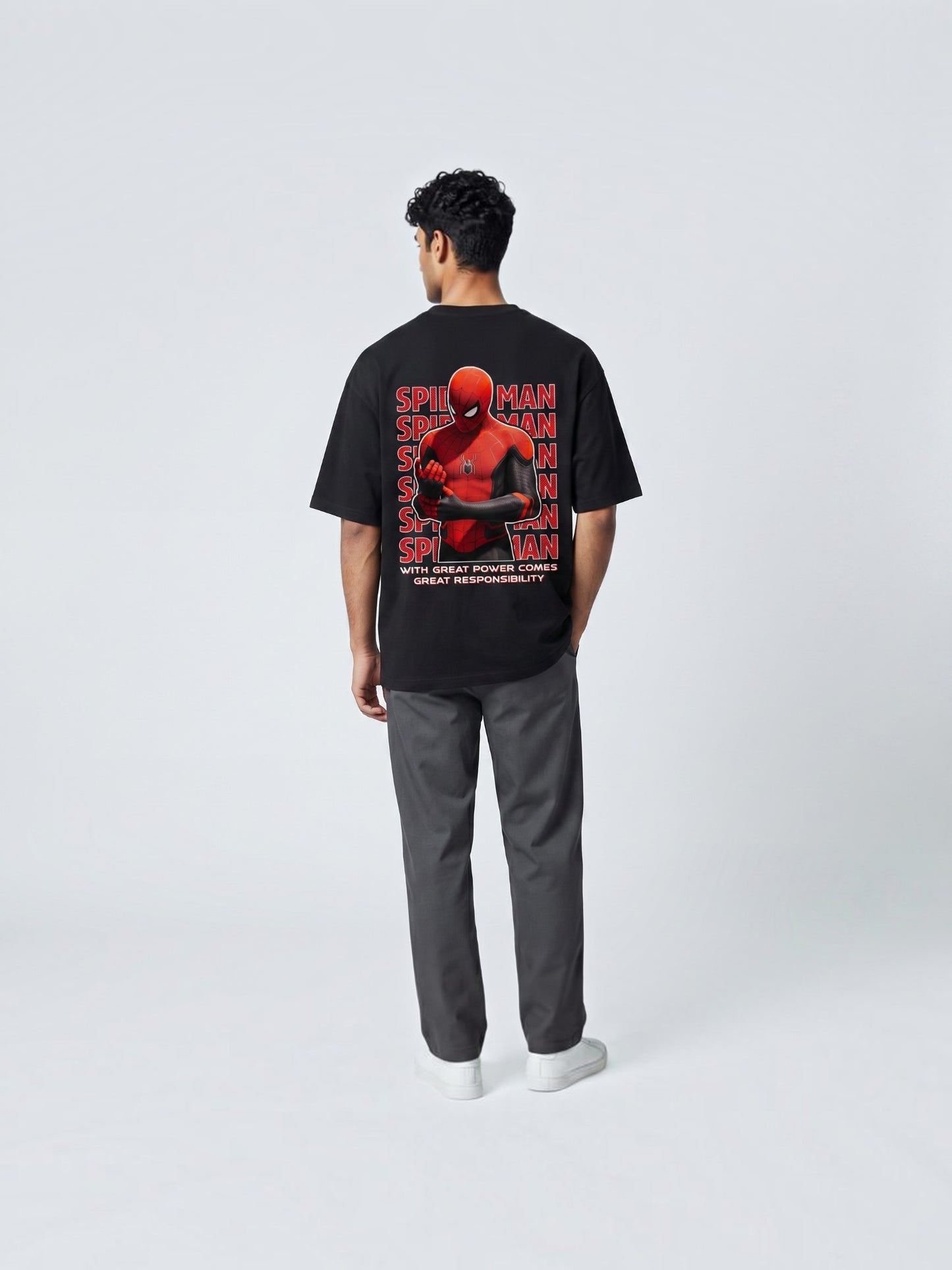 Spider-Man Brand New Day Oversized T-Shirt – Marvel Superhero Graphic Streetwear Tee