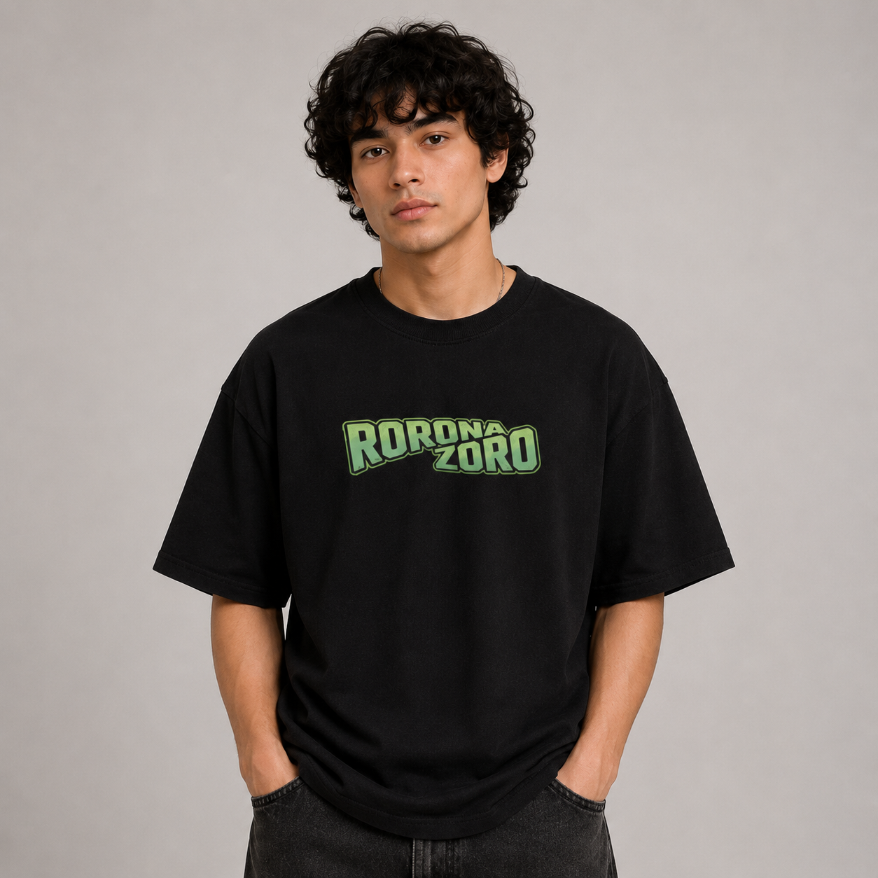 Roronoa Zoro Anime Oversized T-Shirt