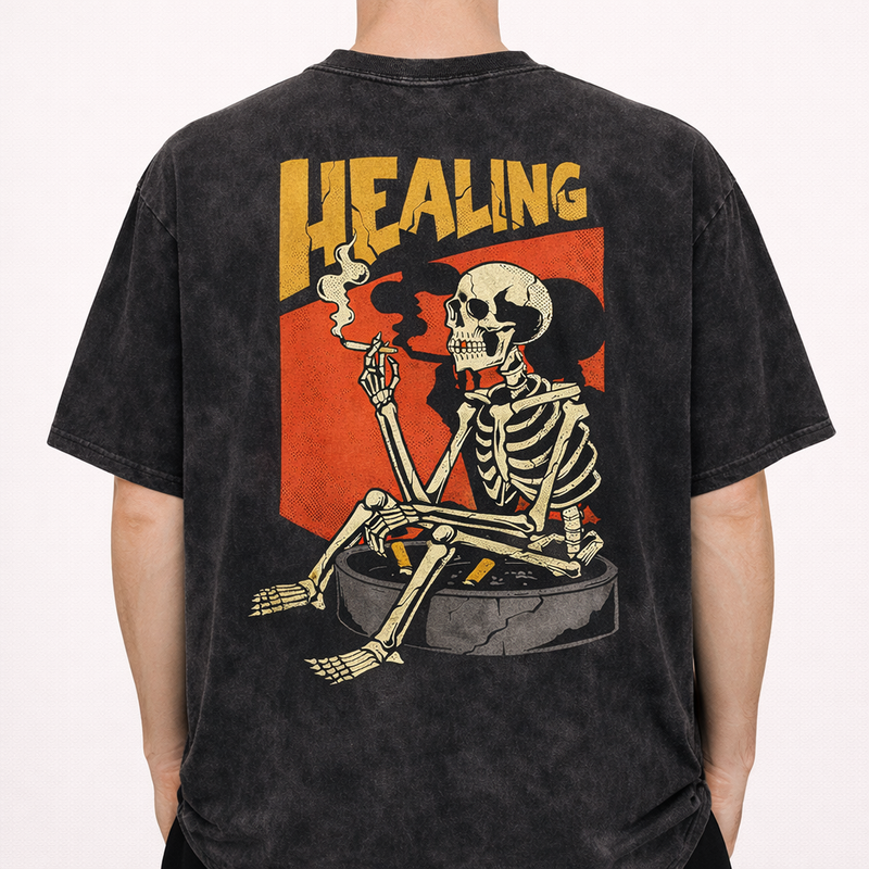 Healing Vintage Oversized T-Shirt