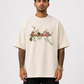 Botanical Script Oversized T-Shirt