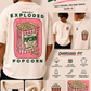 Spiritually Exploded Popcorn Oversized T-Shirt