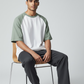 Sage Green Raglan Oversized T-Shirt