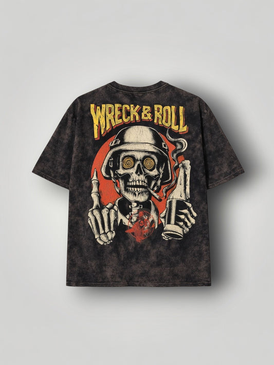 Wreck & Roll Vintage Oversized T-Shirt