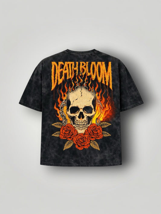Death Bloom Vintage Oversized T-Shirt