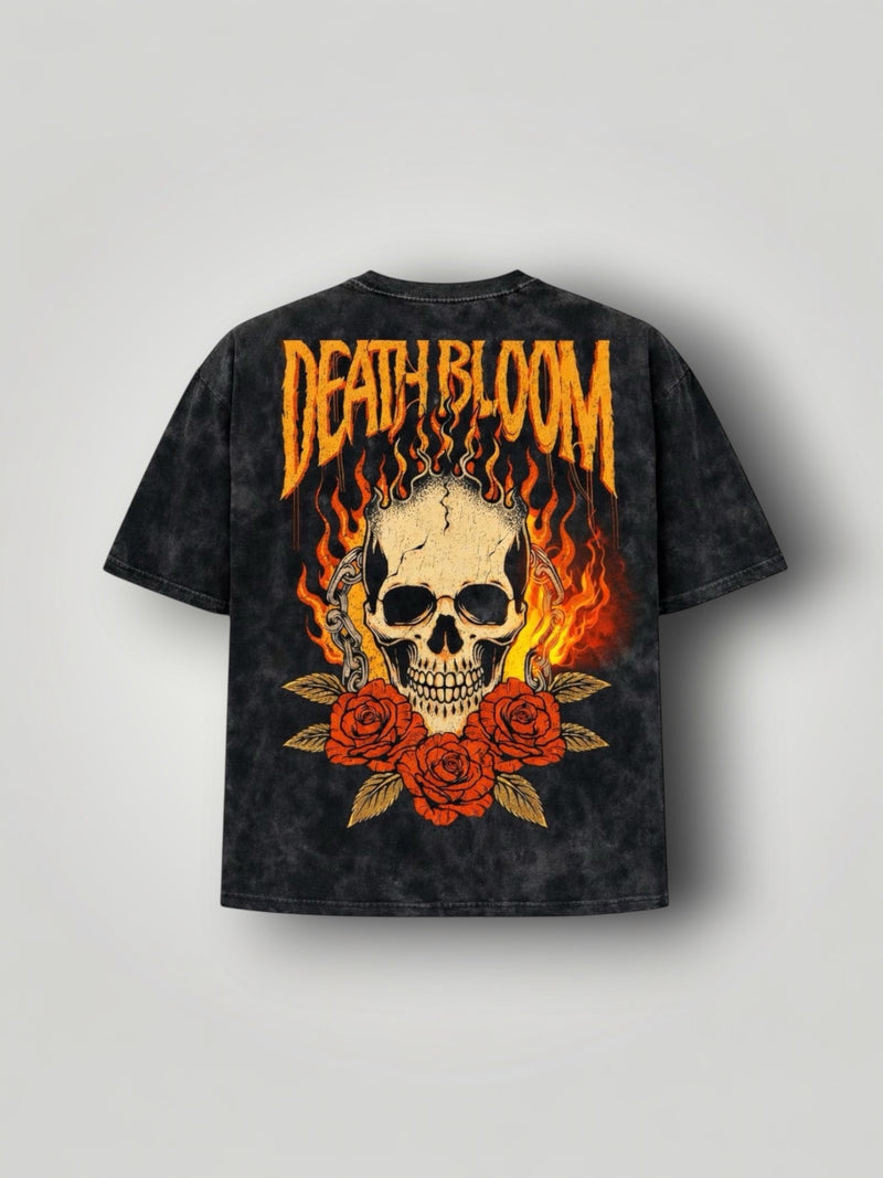 Death Bloom Vintage Oversized T-Shirt