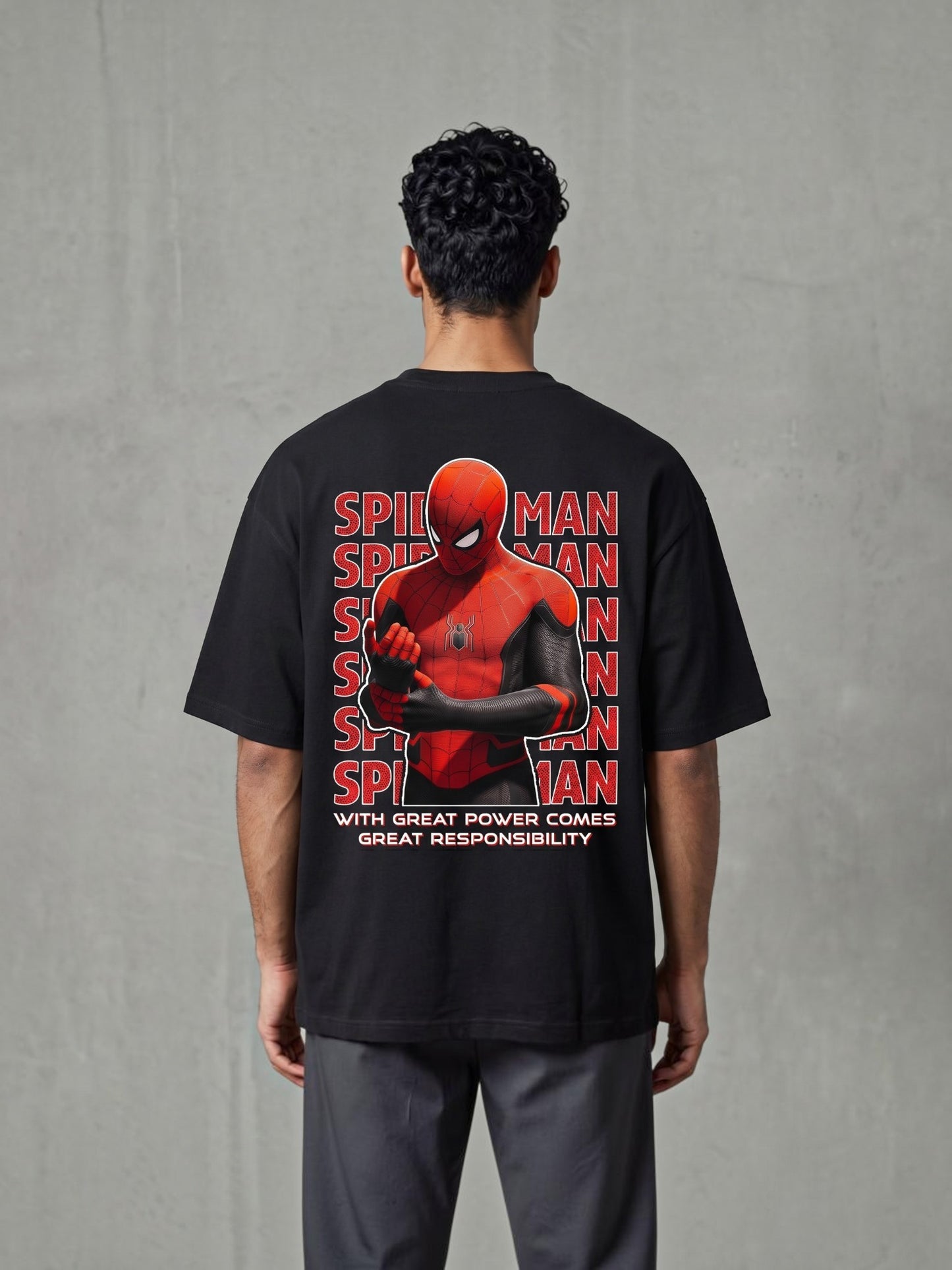 Spider-Man Brand New Day Oversized T-Shirt – Marvel Superhero Graphic Streetwear Tee